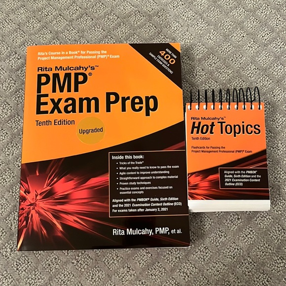 Other Nwot Rita Mulcahys Pmp Exam Prep 1th Edition Textbook And Flash